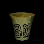 Faience Cup with the Cartouche of Pharaoh Osorkon II.